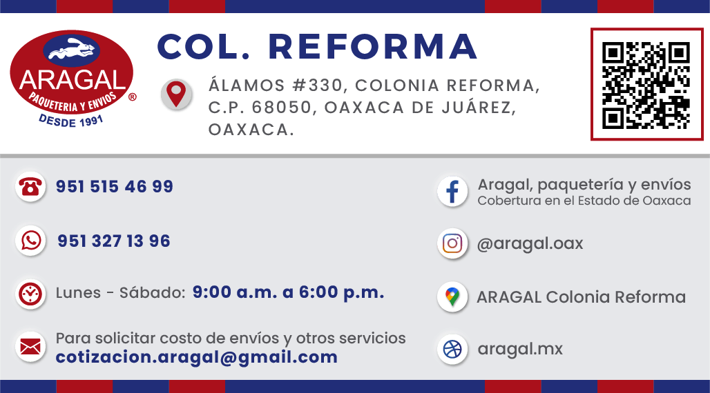 ARAGAL COLONIA REFORMA